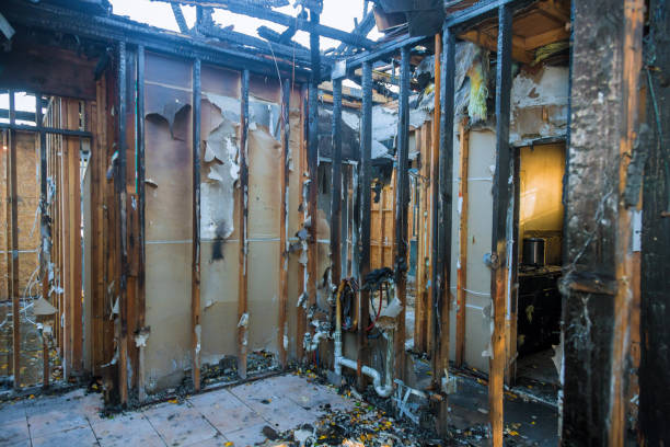 Professional Fire Damage Repair technician working in Callender, CA
